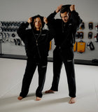 Black Straight Legged Sweatpants