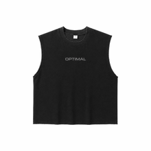 Heavyweight Cotton Raw Hem Cropped Tank