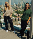 Black Straight Legged Sweatpants