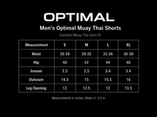 Optimal Script Muay Thai Shorts
